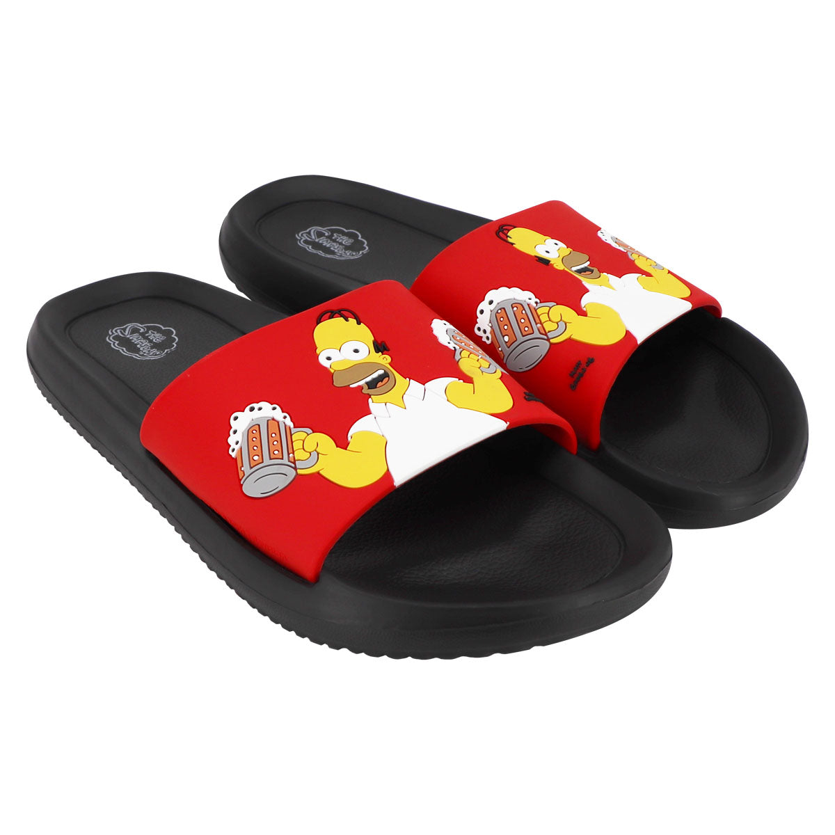 The Simpsons Chanclas De Homero Simpson Sandalias The Simpsons Talla 28 Amarillo || Bodega Aurrera